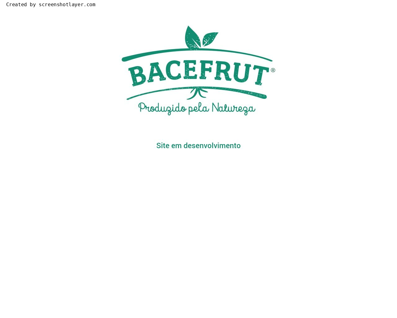 Site de imagem bacefrut.pt em 1280x1024
