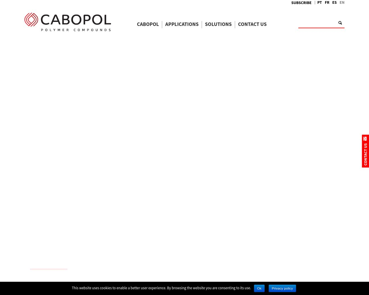 Site de imagem cabopol.pt em 1280x1024