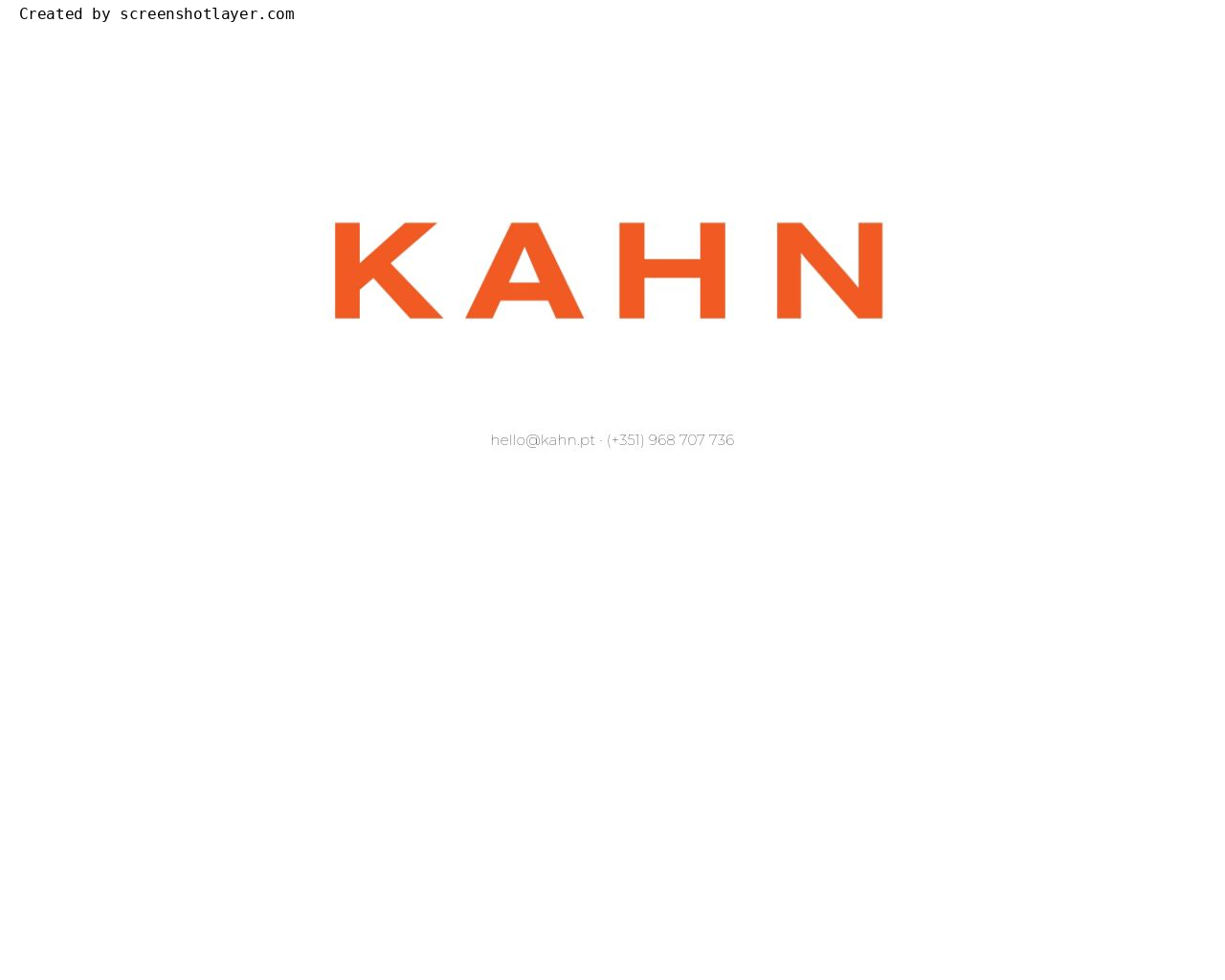 Site de imagem kahn.pt em 1280x1024